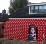 Amstel muur in Middelstum Amstel muur in Middelstum